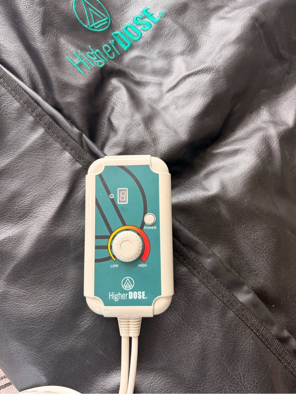 Higher Dose Infrared Sauna Blanket Portable Black & Turquoise Orig $699 - Picture 2 of 3